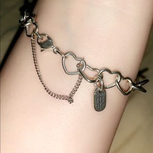 JA Connected Hearts Charm Bracelet